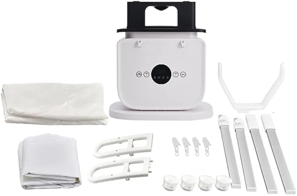 Automatic Hot Air Garment Dryer & Iron – 3-in-1 Clothes Ironing Machine, Hands-Free Wrinkle Remover for Shirts & Pants, Fast Drying Steam Dryer with Intelligent Control, Portable for Travel & Home