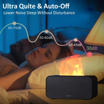 Mini Flame Aroma Humidifier - مرطب هواء على شكل لهب مع ضوء LED