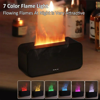 Mini Flame Aroma Humidifier - مرطب هواء على شكل لهب مع ضوء LED