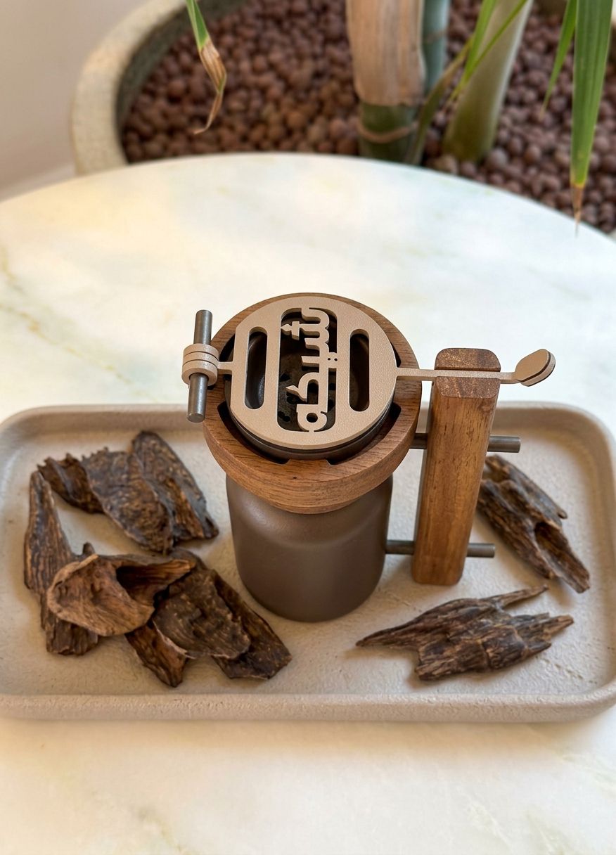 Rikaz Oud & Bakhoor Burner – Timeless Elegance for Every Gathering