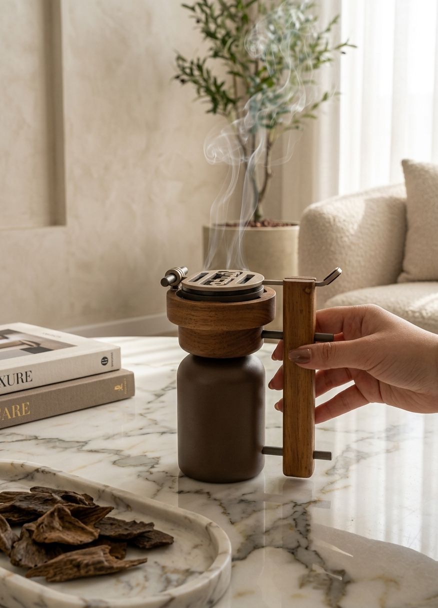 Rikaz Oud & Bakhoor Burner – Timeless Elegance for Every Gathering